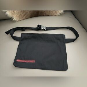 Prada Black Nylon Belt Bag